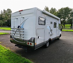 Rear bed window, Garage door, Refrigerator vents x3, Extra driving mirrors x3.