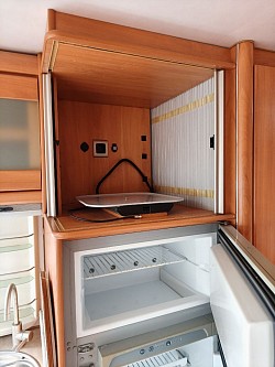 TV cupboard with 240v, 12v and USB x2 sockets.