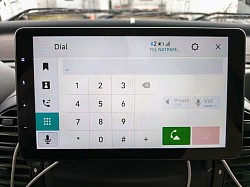 Make or receive calls hands free via spoken commands.